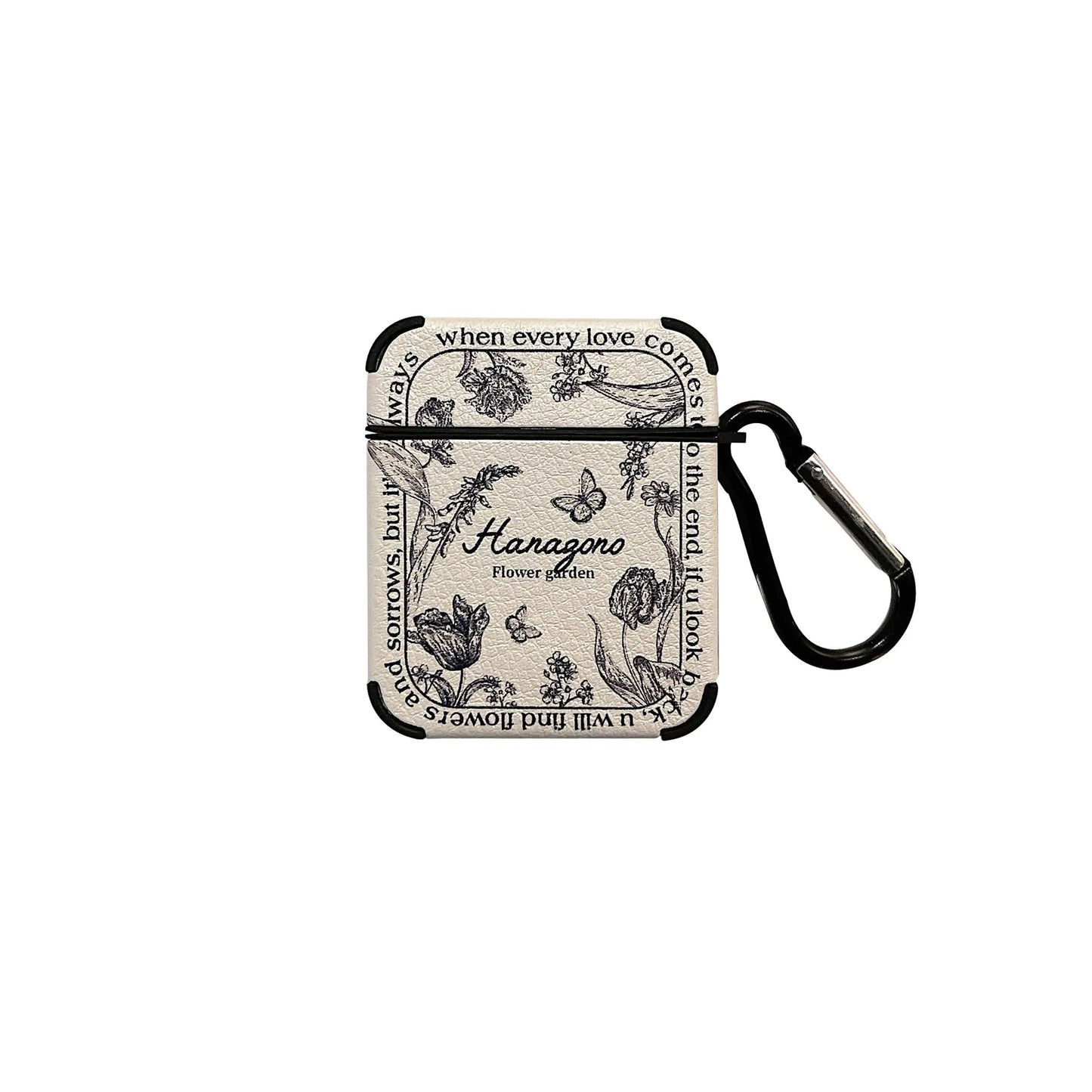 Retro French Rose AirPods Case – Vintage Floral Protection