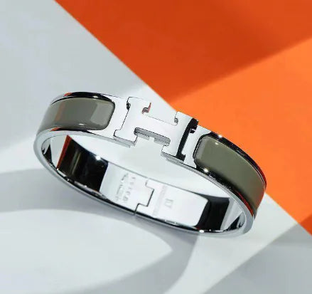 Smartwatch on a white and orange background