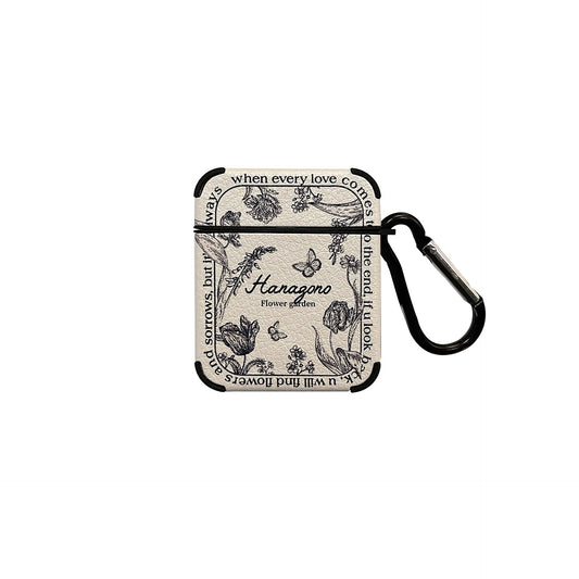 Retro French Rose AirPods Case – Vintage Floral Protection