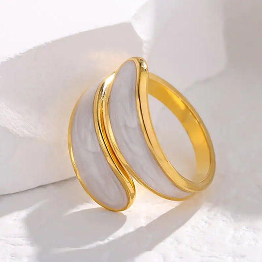 Adjustable “Drip” Ring in Titanium Steel – Black, Pearlescent White or Pearl Black